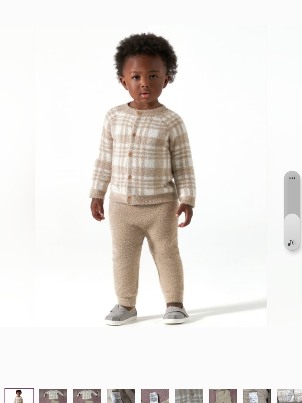 Modern Moments by Gerber Gender Neutral Long Sleeve Cozy Cardigan Sweater/Pants